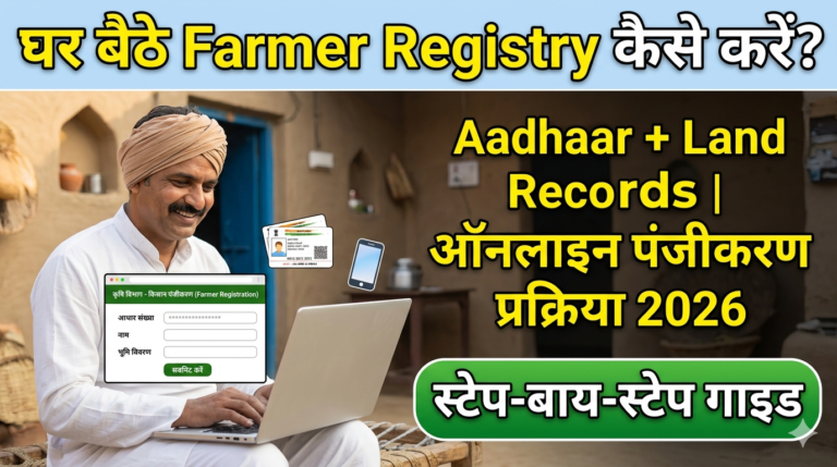 घर बैठे Farmer Registry कैसे करें (Self Mode)